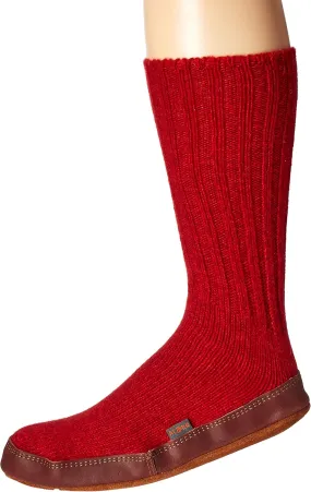 Acorn Mens and Womens Original Slipper Socks - Cloud Cushion, Ragg Wool, Moisture-Wicking, Suede Sole