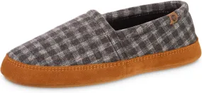 Acorn Men's Slippers with Memory Foam Insole Suede Sidewall and Rubber Outsole