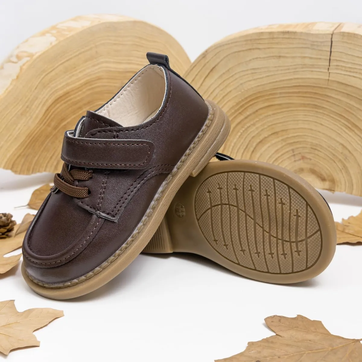 Casazoe Infant Baby Boys Girls Oxford Shoes PU Leather Wedding Loafers Brogue Toddler Baptism Dress Shoes First Steps Walking Flat Lazy Crib Shoe