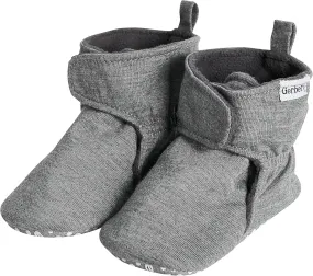 Gerber Baby Fleece Lined Wrap Fasten Non Skid Soft Slipper Booties