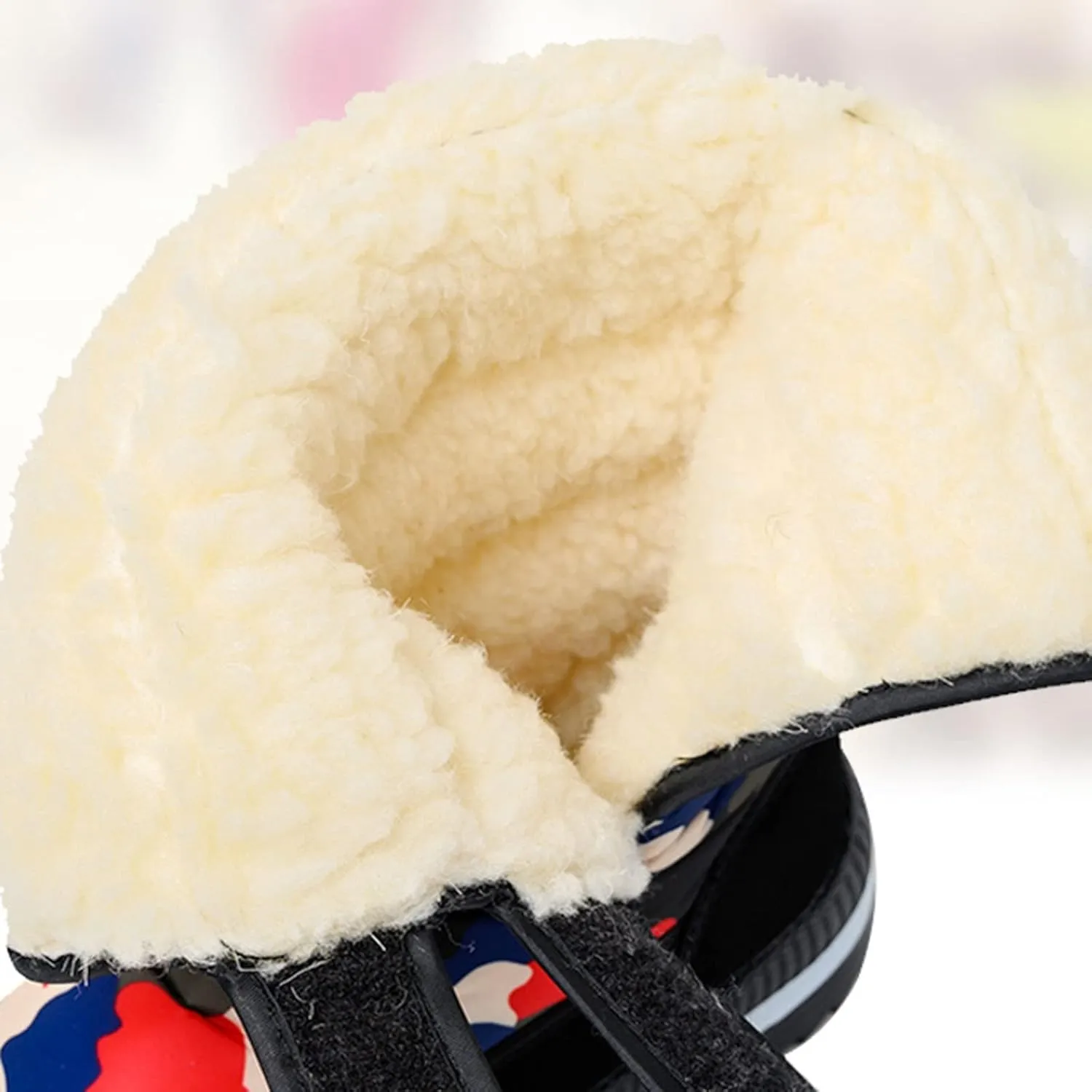 Mens Couple Boots Winter Warm and Cold Weather Water Proof Hook Loop Plush Thickened Snow Boots Mens Snow Boots