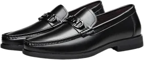 Sleek Men's Patent Leather Dress Shoes - Round-Toe Design with Traction Outsole for Proms & Award Ceremonies
