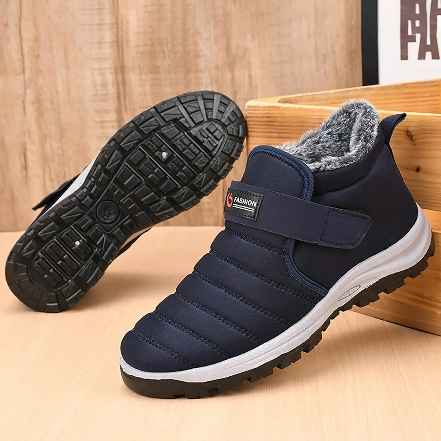 Women's Wide Width Ankle Snow Boots Women's Winter Boots Waterproof Snow Boots for Women Mid Calf Winter Boots