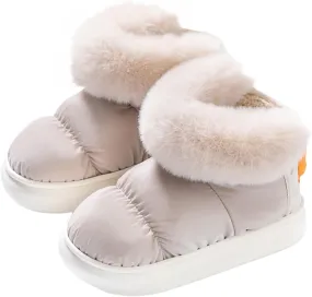 Women's Winter Boots Fuzzy Snow Boots for Women Mini Short Platform Boots Winter Warm Snow Boots Ankle Booties